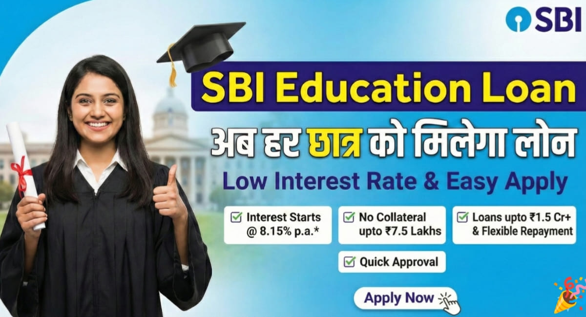 SBI Education Loan 2025: Eligibility, Interest Rate & Apply Online